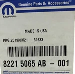 Genuine Mopar Bodyside Guard Kit 82215065AB. Fixed Price $1391.64.