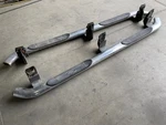 02 Ford F250 Super Duty Used Crew Cab Oem Factory Chrome Running Boards Steps. Fixed Price $775.77.