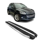 Running Board Side Steps Nerf Bar For Vw Tiguan 2009-2017 Black Silver 2PCS. Fixed Price $429.90.