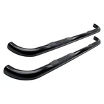 For Chevy Silverado 1500 19-26 Steelcraft 3" Cab Length Black Round Side Bars. Fixed Price $161.53.