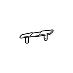 Genuine Mercedes-benz Oe Mounting Rail 167-698-34-01-64. Fixed Price $13.71.