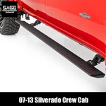 Power Running Boards For 07-13 Silverado And Sierra Crew Cab (07-14 Hd). Fixed Price $1299.95.