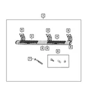 Genuine Mopar Step Nerf Bar Mount Kit 68239645AB. Fixed Price $52.10.
