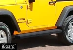 Premium 6" Black Iboard Side Steps Fit 07-18 Jeep Wrangler Jk 2DR. Fixed Price $189.99.