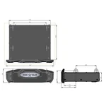 Rock Slide For 20-23 Jeep Gladiator R-step 9 Inch Wide Bed Attachment. Fixed Price $699.98.