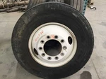 08 Freightliner M2-106 46K! 22.5" Steel Lug Wheel W/used Tire 19657. Fixed Price $222.22.