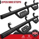Fit 07-18 Jeep Wrangler 4DR Jk Nerf Bar Off-road Running Boards Side Step Boc. Fixed Price $143.99.