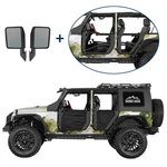 Steel Half Doors & Side View Mirrors For Jeep Wrangler Jk 2007-2018 4. Fixed Price $299.99.