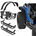 Summer Half Door Guards+running Boards+ Fender Flares Fit 97-06 Jeep Wrangler Tj. Fixed Price $519.99.