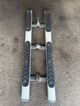 Oem 2009-2015 Nissan Xterra Running Boards/step Rails With Brackets. Fixed Price $200.00.