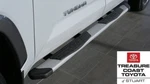 New Oem Toyota Tundra Crew Max 2022 Silver Aluminum Oval Running Boards No Bolts. Fixed Price $619.99.
