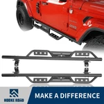 Hooke Road Running Board Side Step Nerf Bars Fit 18-25 Jeep Wrangler Jl (4 Door). Fixed Price $229.99.