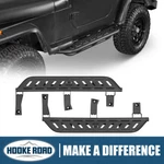 Hooke Road 2X Sturdy Side Steps Running Boards For 87-95 Jeep Wrangler Yj Steel. Fixed Price $219.99.