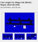 2013-2018 Ram 2500 Mega Cab Genuine Mopar Side Steps Black New!!!!. Fixed Price $750.00.