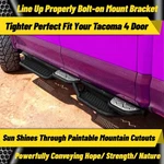 For 05-23 Toyota Tacoma Double Cab 4 Door 2-STAIRS Drop Side Step Running Boards. Fixed Price $263.99.