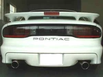 Rear Bumper Inserts Overlay Decals Fits: Pontiac Trans Am Firebird 93-02. Fixed Price $15.28.