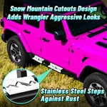 For 2018-2026 Jeep Wrangler Jlu Unlimited 4 Door 6" Running Board Side Step. Fixed Price $192.47.