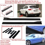 86/54.5" For 2008-13 Infiniti EX35 EX37 Universal Gloss Side Skirt Extension Lip. Fixed Price $63.60.