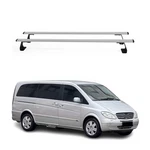 Roof Rack Cross Bars Luggage Carrier Fits Mercedes Vito W639 2003-2014 Silver 2X. Fixed Price $159.99.