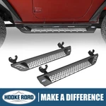 Hooke Road Steel 2PCS Left & Right Side Steps For Jeep Wrangler Jk 2007-2018 2DR. Fixed Price $159.29.