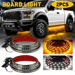 2 Running Board Led Light Drl Side Step Strip Bar INCH/60" Bright Amber White. Fixed Price $21.99.
