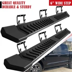 Truck Side Step 2015-2026 Ford F150 Super Crew Cab V Blk 6" Running Boards. Fixed Price $149.99.