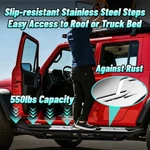 For Wrangler Jlu Unlimited 4 Door 2018-2026 Side Step Running Boards. Fixed Price $250.00.