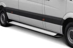 Black Horse Transporter Running Boards Silver Fit 1999-2025 Ford E-350 Econoline. Fixed Price $480.74.