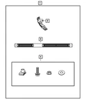Genuine Mopar Tubular Side Steps 82212129AC. Fixed Price $752.76.