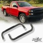 3" Side Steps Nerf Bars Running Boards For 1999-2018 Chevy Silverado Regular Cab. Fixed Price $127.99.