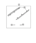 Genuine Mopar Bodyside Guard Kit 82215064AB. Fixed Price $1196.06.