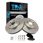 Trq Front Brake Pad And Rotor Set Ceramic Compatible With 2019-2024 Toyota Co.... Fixed Price $177.73.