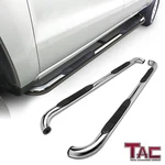 3" S/s Side Step Rails 99-16 Ford F250/350/450/550 Super Duty Cab. Fixed Price $199.99.