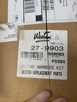 Westin 27-9903 Lighted Running Boards Wiring Harness. Fixed Price $150.00.
