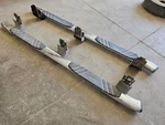 Used 2008 Ford F450 Crew Cab Pair Running Boards Shipped From Los Angeles. Fixed Price $889.11.