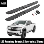 AC2 Led Running Boards For 19-26 Silverado And Sierra Crew Cab. Fixed Price $549.95.