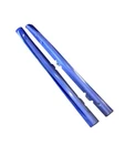 12-13 Volkswagen Golf Side Skirts Blue Metallic 5K0853855E 5K0853856E *damage*. Fixed Price $285.00.