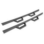 Rough Country Black Contoured Solid Steel Drop Steps For Jeep Wrangler Jl 4-DR. Fixed Price $399.95.