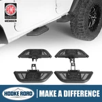 Hooke Road Pcs Side Hoop Steps Non-slip Kit Fit Jeep Wrangler Jk 07-18 4-DOOR. Fixed Price $109.99.
