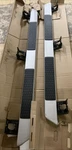 New Genuine Mopar 82211701AE Aluminum Running Boards Silver For Crew Cab. Fixed Price $589.66.