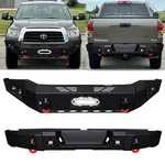Vijay For 2007-2013 Toyota Tundra Steel Front/rear Bumpers W/winch Plate& Light. Fixed Price $429.99.