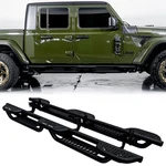 Vijay Fit 2020-2026 Jeep Gladiator Jt 4-DOOR Running Boards Steel Side Steps. Fixed Price $279.99.