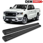 Fits 19-25 Ram 1500 Quad Cab Oe Style Black Side Step Bars Running Boards Pair. Fixed Price $169.99.