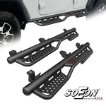 2PCS Running Boards For 07-18 Jeep Wrangler Jk Unlimited 4 Door Side Steps Bars. Fixed Price $218.00.
