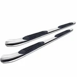 Promaxx Automotive 41387S 4" Oval Polished Curved Step Bars For Ram 1500 New. Fixed Price $337.08.