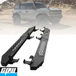 Textured Black Side Steps Running Boards 2021-2026 Ford Bronco 4 Door. Fixed Price $249.99.