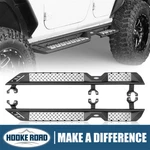 Hooke Road Side Bars Nerf Steps For 2007-2018 Jeep Wrangler Jku 4-DOOR. Fixed Price $249.98.