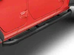 Black Nerf Bar Running Board Side Steps For 2019-2024 Jeep Wrangler Door Jl. Fixed Price $329.95.