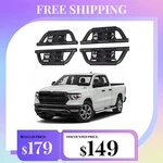 Side Steps For 2019-UP Dodge Ram 1500 Crew Cab Running Boards 350LBS Iron 4PCS. Fixed Price $129.00.
