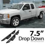 Black Nerf Bar Steps For 07-18 Silverado Sierra Double Cab. Fixed Price $346.00.